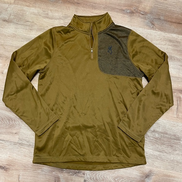 Browning men’s Porter quarter zip long sleeve - Picture 2 of 6